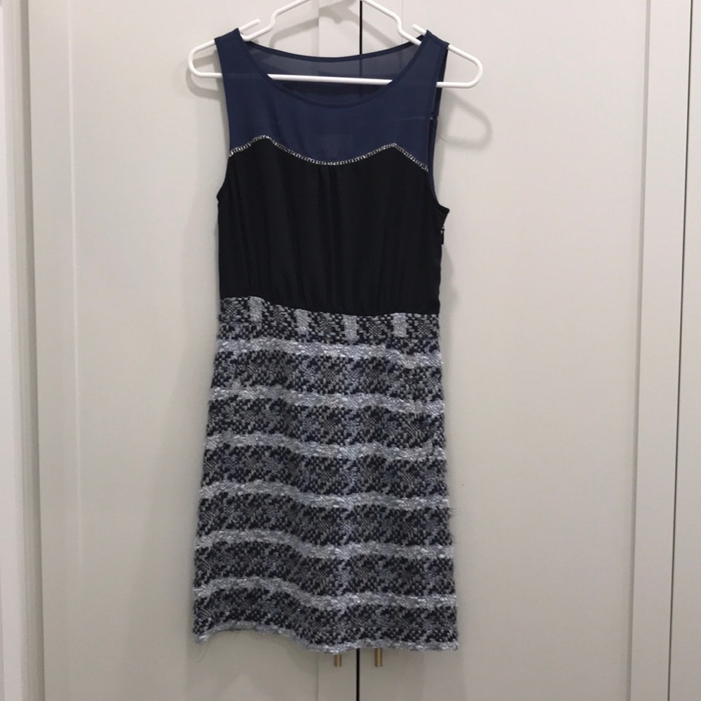 Anthropologie tweed bottom dress